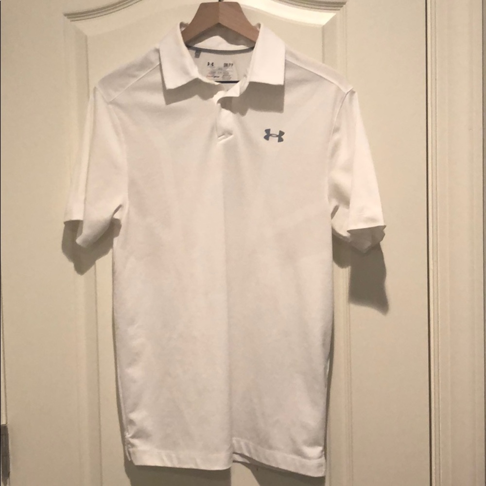 UA Men’s White Golf Polo